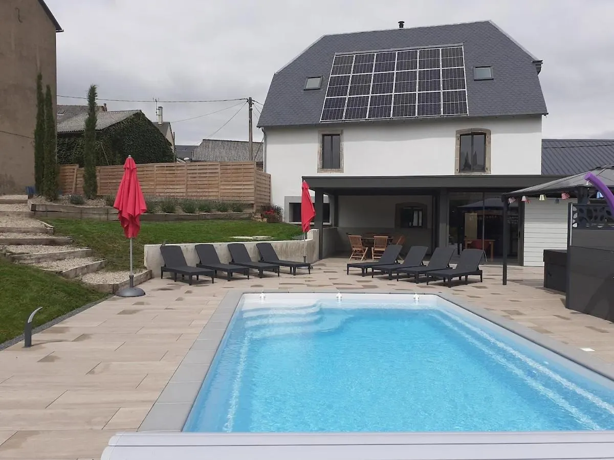 Gite De L'Autan - Villa 8 Pers-4 Salles De Bain Independantes, Piscine Chauffee Et Spa Durenque